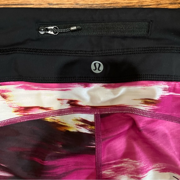 Lululemon Leggings Tight IV Full-On Luxtreme Pigment Wind Berry Rumble Black - Picture 4 of 5